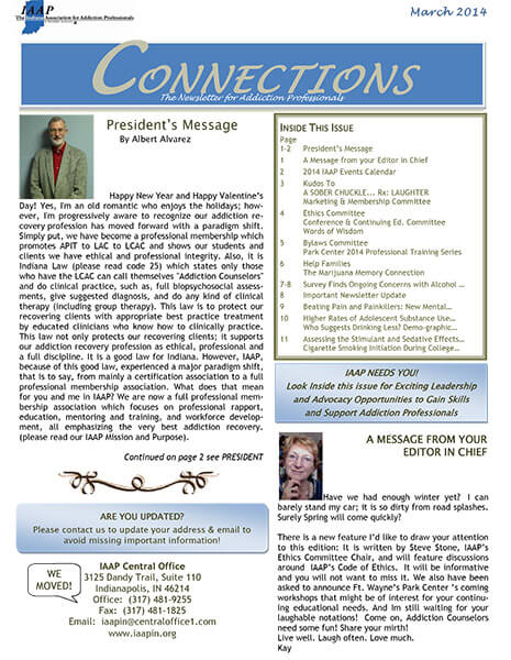 IAAP Newsletter - March 2014 thumb
