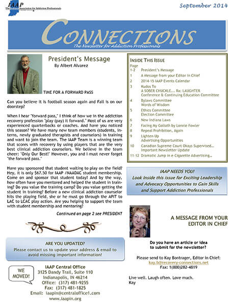 IAAP Newsletter - September 2014 thumb